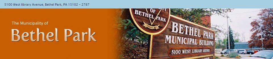 Municipality of Bethel Park E-Gov Services