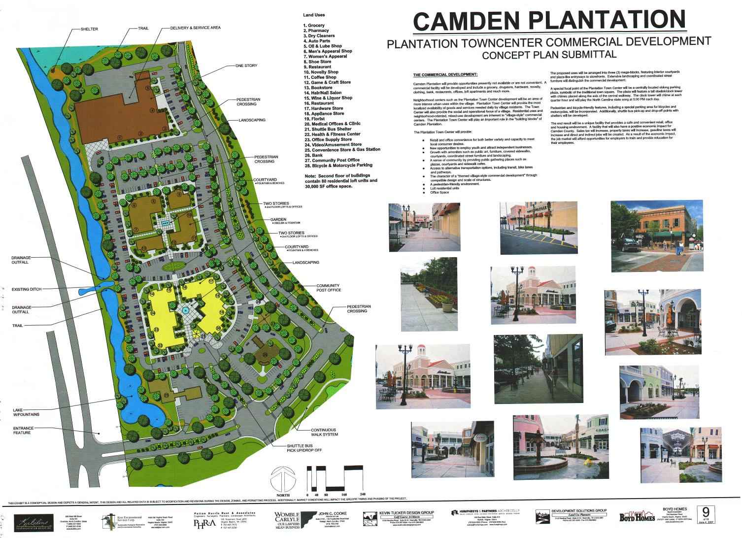 Camden Plantation Development Plan